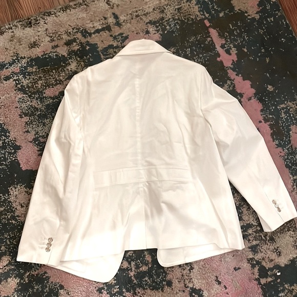 Talbots Jackets & Coats Talbots White Military Blazer Gold Buttons